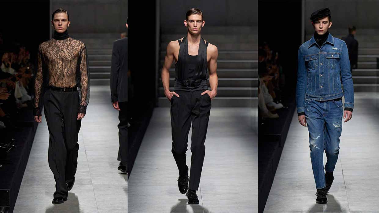 Sleek. Dolce&Gabbana Uomo autunno inverno 2024 2025