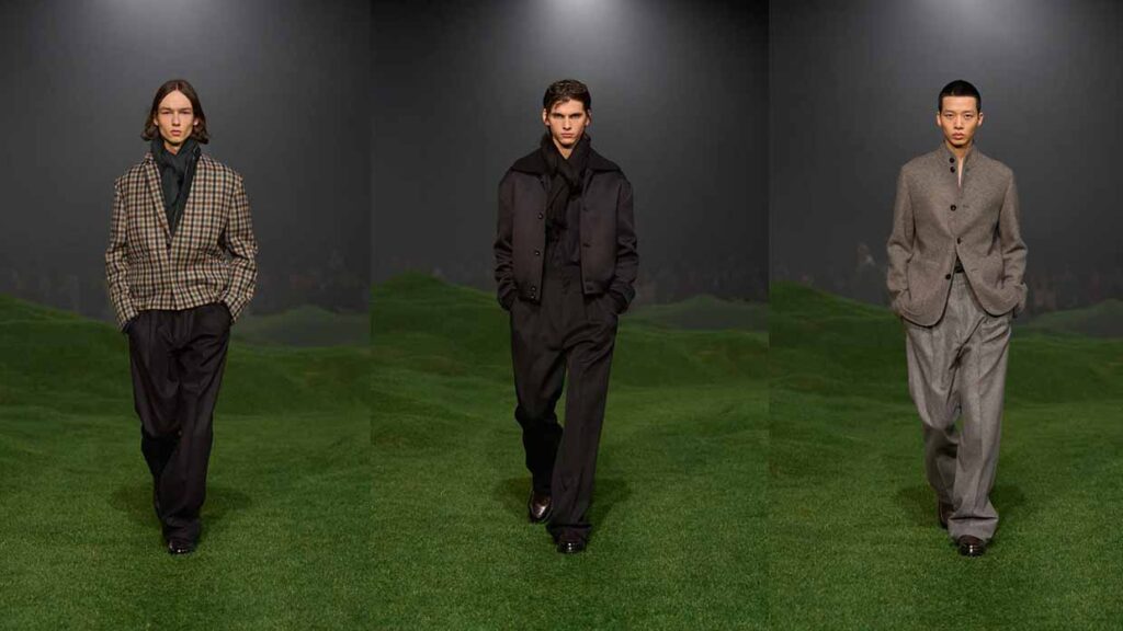 Zegna sfilata collezione uomo autunno inverno 2025 2026 - Photo courtesy of Zegna